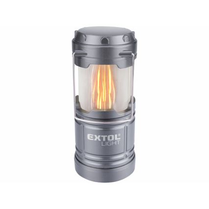 Extol - LED Portabel lampa LED/3xAA grå