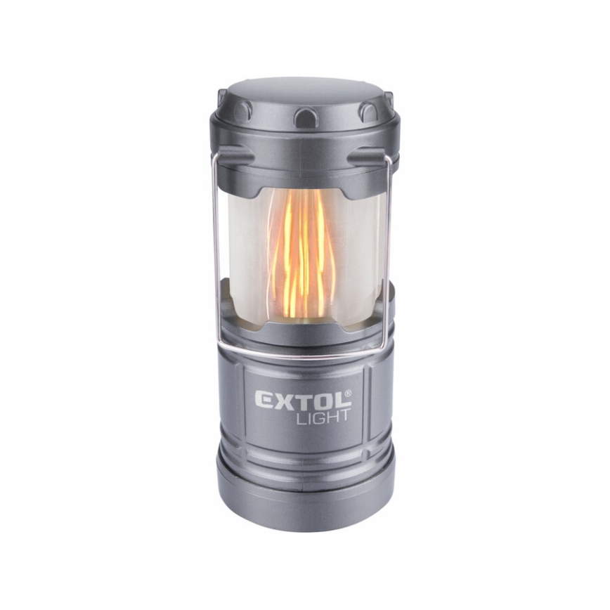 Extol - LED Portabel lampa LED/3xAA grå