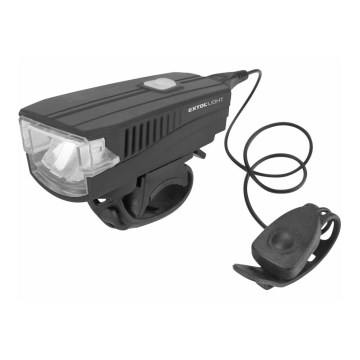 Extol - LED uppladdningsbar cykelficklampa med tuta-LED/5W/1200mAh / 3,7V IPX4