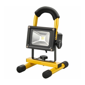 Extol - LED Uppladdningsbar strålkastare LED/10W/3600 mAh/8,4V IP65
