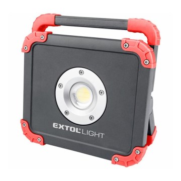 Extol - LED Uppladdningsbar strålkastare LED/20W/6600 mAh/3,7V IP54