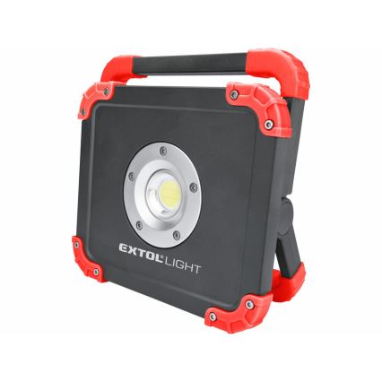 Extol - LED Uppladdningsbar strålkastare LED/20W/6600 mAh/3,7V IP54