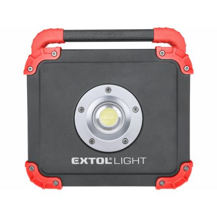 Extol - LED Uppladdningsbar strålkastare LED/20W/6600 mAh/3,7V IP54