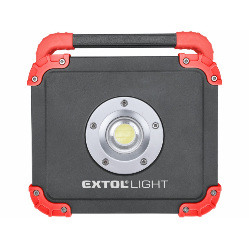 Extol - LED Uppladdningsbar strålkastare LED/20W/6600 mAh/3,7V IP54