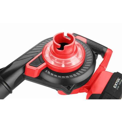 Extol Premium - Batteridriven lövblås 2-i-1 2000 mAh 20V