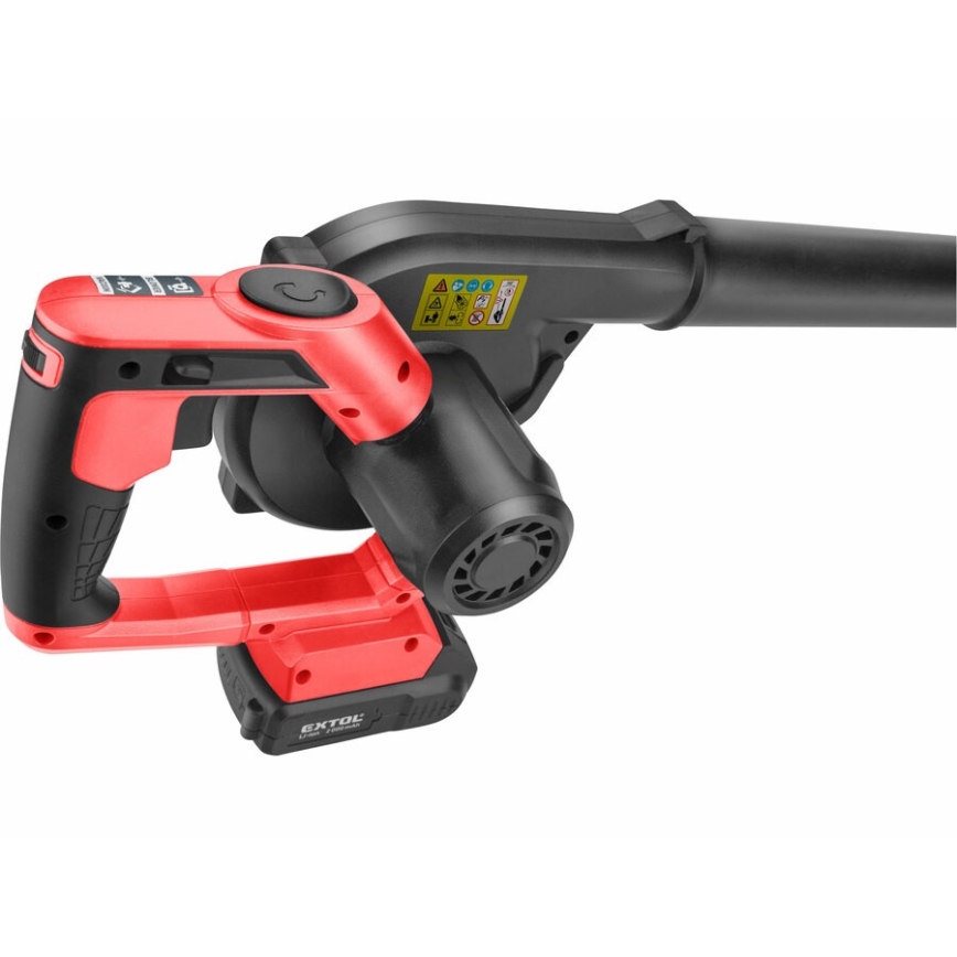 Extol Premium - Batteridriven lövblås 2-i-1 2000 mAh 20V
