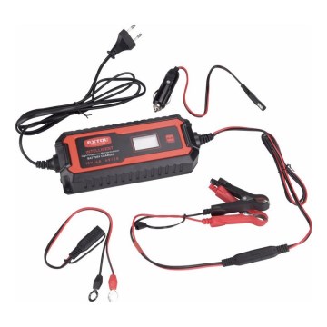 Extol Premium - Bilbatteriladdare 9-stage 6/12V 4A IP65