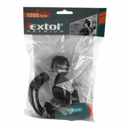 Extol Premium- Cykellås med snöre 8x1000 mm