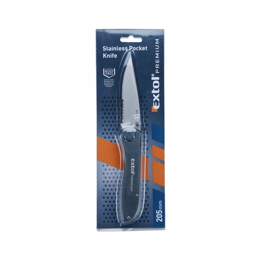 Extol Premium -Fällkniv 205 mm rostfritt stål