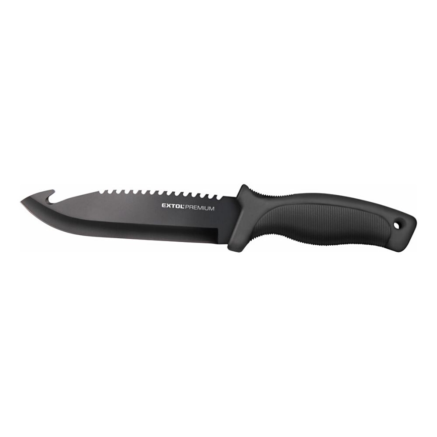 Extol Premium - Hunting Kniv svart/rostfri 15 cm
