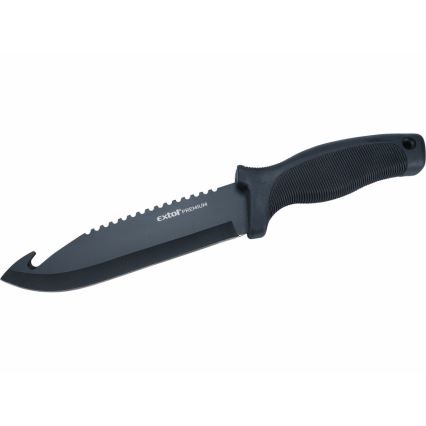 Extol Premium - Hunting Kniv svart/rostfri 15 cm