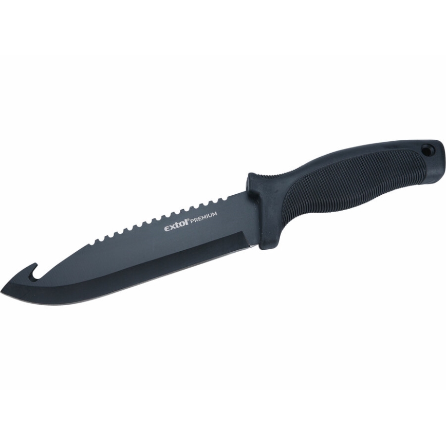 Extol Premium - Hunting Kniv svart/rostfri 15 cm