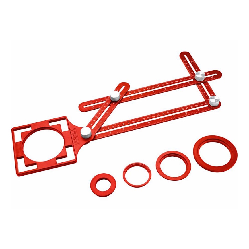 Extol Premium - Metal template för transferring angles and positions with a locator
