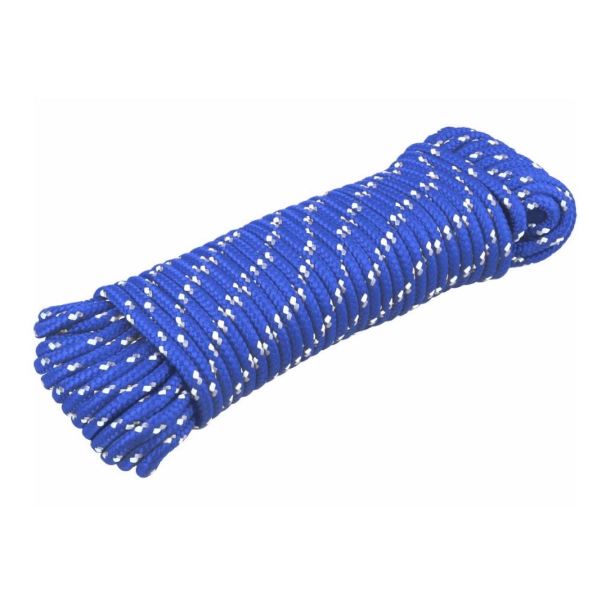 Extol Premium - Polypropenflätad sladd 4mm x 20m blå