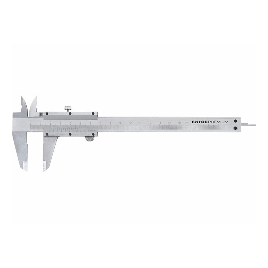 Extol Premium - Sliding metall measure 0-150 mm