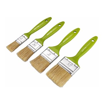 Extol - Set med platta borstar 4 delar