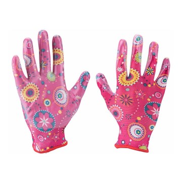 Extol - Work gloves size 7" rosa
