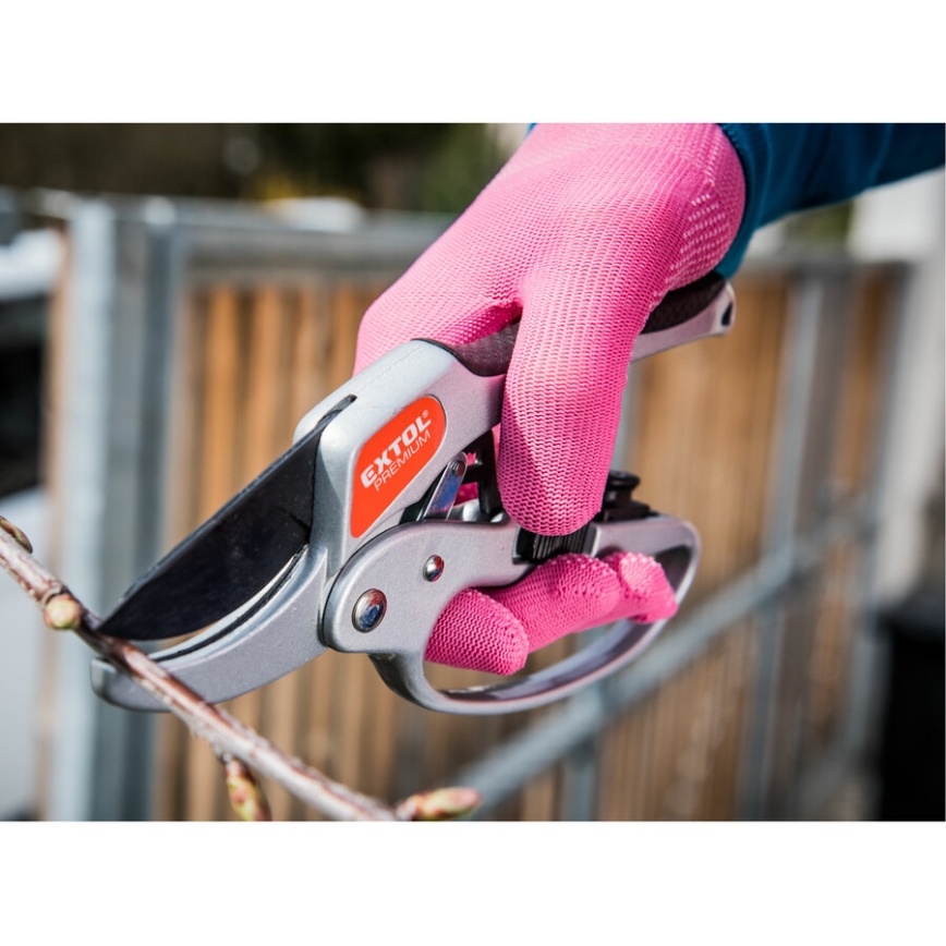 Extol - Work gloves size 7" rosa