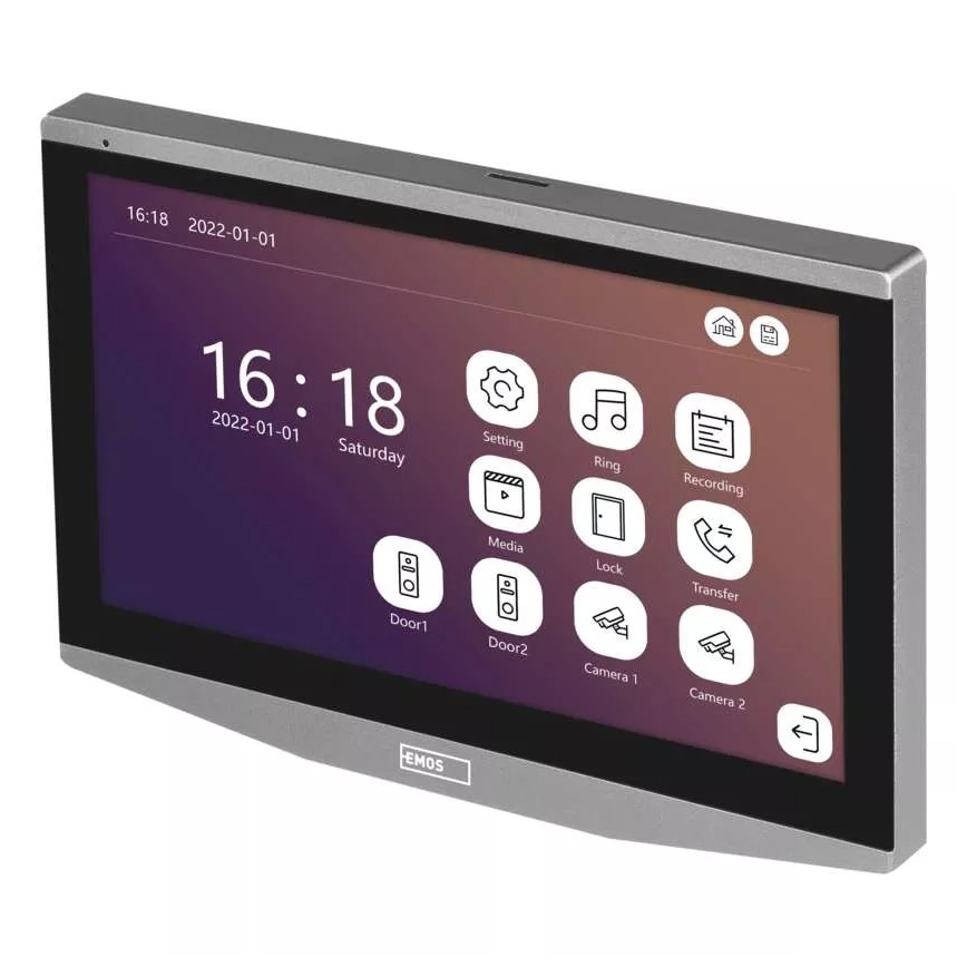 Extra monitor för videodörrklocka GoSmart 12V Wi-Fi Tuya