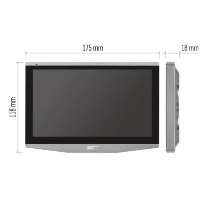 Extra monitor för videodörrklocka GoSmart 12V Wi-Fi Tuya