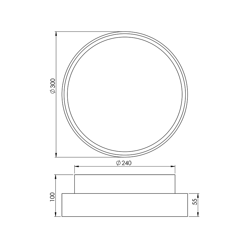 Fabas 3229/65/102 - Heavy-duty belysning HATTON 2xE27/30W/230V IP65