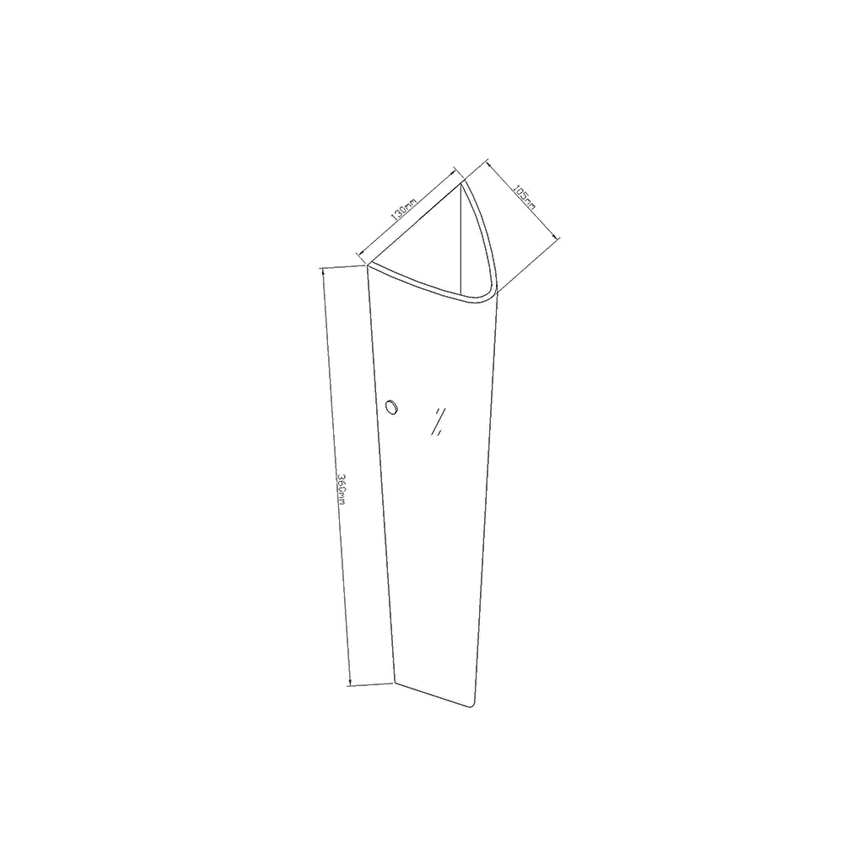 Fabas Luce 2523-21-102 - Vägglampa DEDALO 1xE27/75W/230V vit