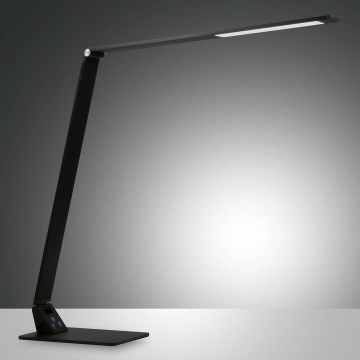 Fabas Luce 3265-30-101 - LED Dimbar bordslampa WASP LED/12W/230V 3000/4000/5000K svart