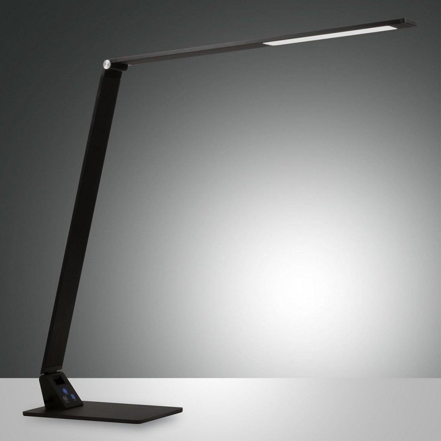 Fabas Luce 3265-30-101 - LED Dimbar bordslampa WASP LED/12W/230V 3000/4000/5000K svart
