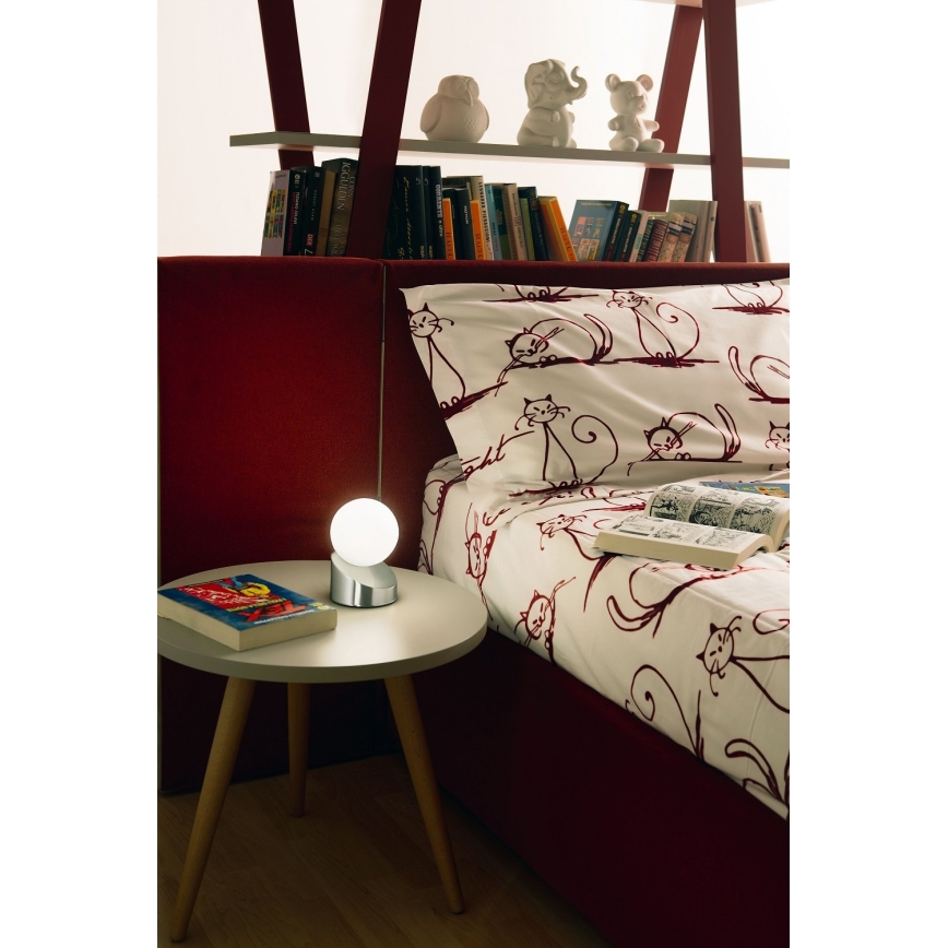 Fabas Luce 3360-30-178 - LED Dimbar bordslampa med touch GRAVITY LED/5W/230V matt krom