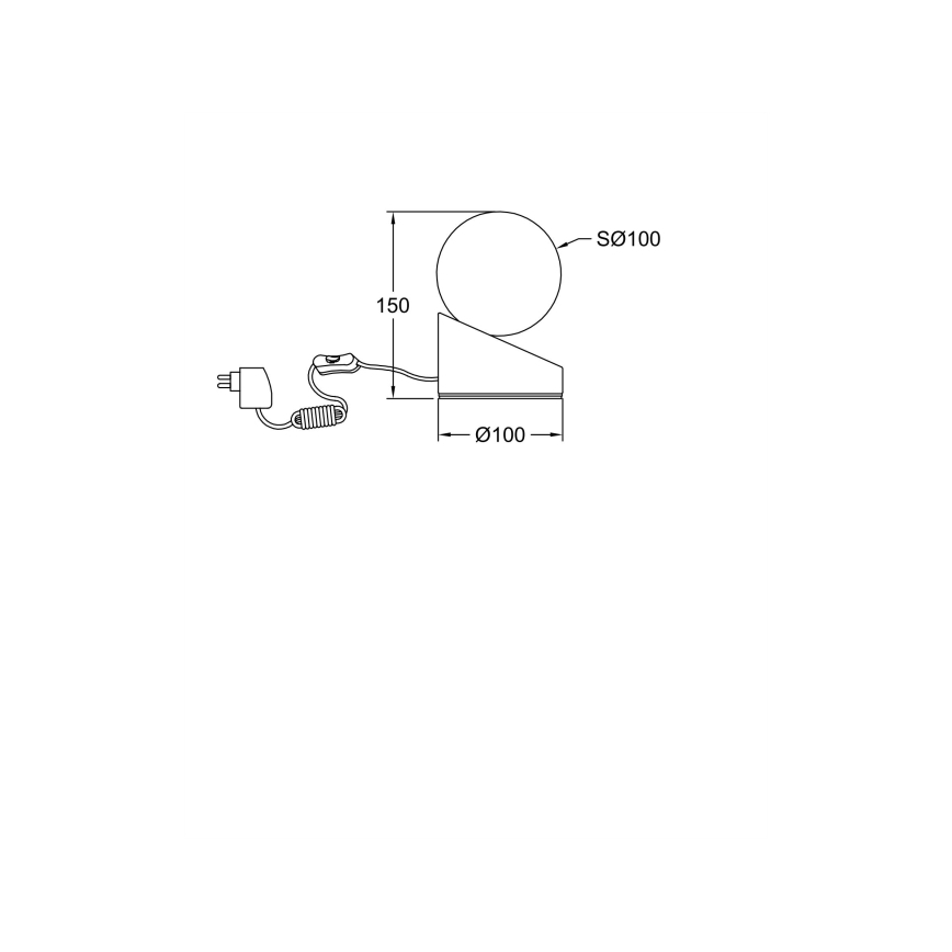 Fabas Luce 3360-30-178 - LED Dimbar bordslampa med touch GRAVITY LED/5W/230V matt krom
