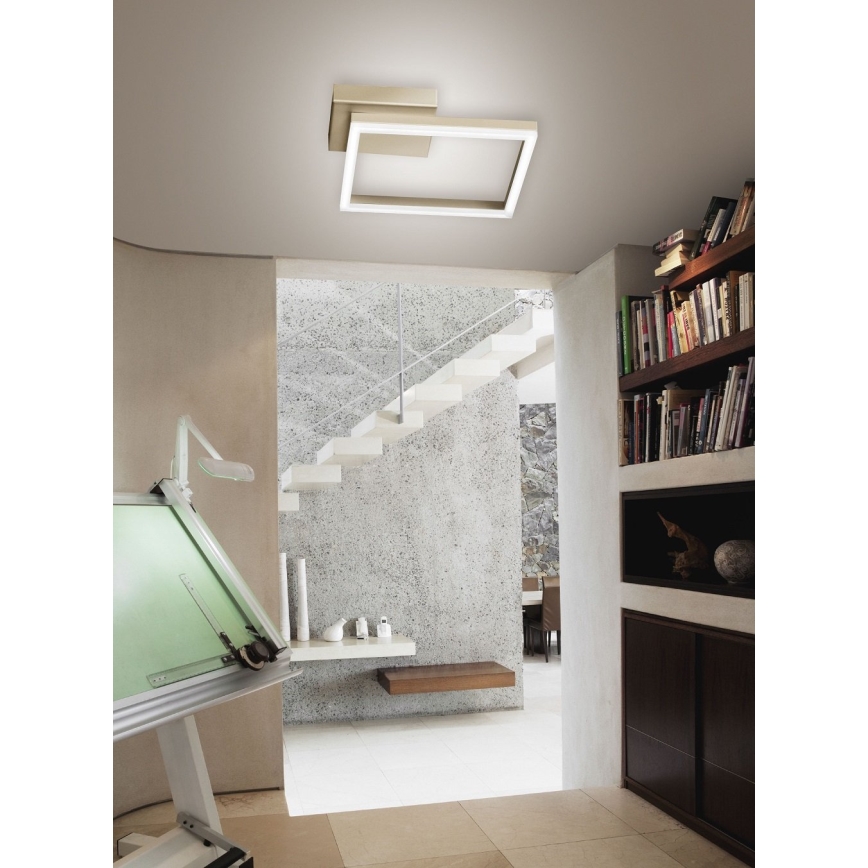 Fabas Luce 3394-21-225 - LED Dimbar taklampa BARD LED/22W/230V 3000K guld