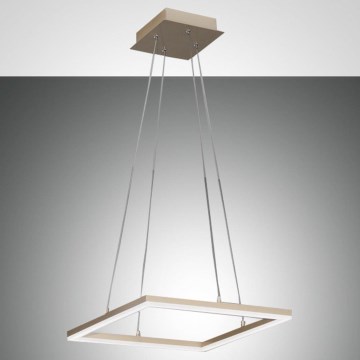 Fabas Luce 3394-40-225 - LED ljusreglerad ljuskrona på textilsladd BARD LED/39W/230V guld