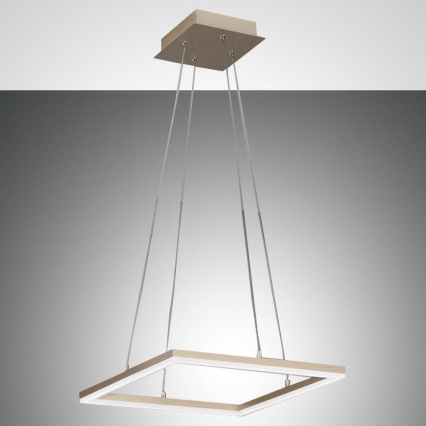 Fabas Luce 3394-40-225 - LED ljusreglerad ljuskrona på textilsladd BARD LED/39W/230V guld