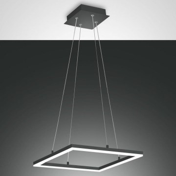 Fabas Luce 3394-40-282 - LED ljusreglerad ljuskrona på textilsladd BARD LED/39W/230V antracit