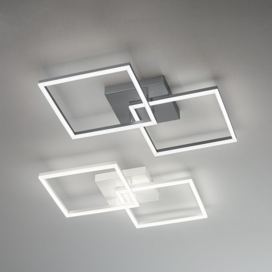 Fabas Luce 3394-65-282 - LED Dimbar taklampa BARD LED/52W/230V 3000K antracit