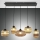 Fabas Luce 3627-48-125 - Ljuskrona med textilsladd GILLIS 5xE27/40W/230V guld/svart