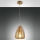 Fabas Luce 3673-40-125 - Ljuskrona med textilsladd BRITTON 1xE27/40W/230V guld