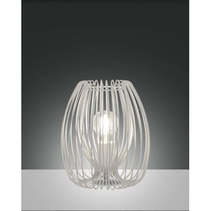 Fabas Luce 3677-34-102 - Bordslampa CAMP 1xE27/40W/230V vit
