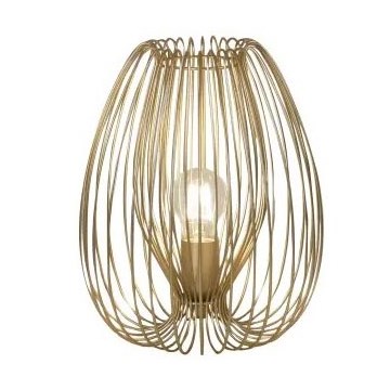 Fabas Luce 3677-34-225 - Bordslampa CAMP 1xE27/40W/230V gyllene