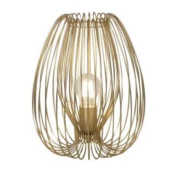 Fabas Luce 3677-34-225 - Bordslampa CAMP 1xE27/40W/230V gyllene