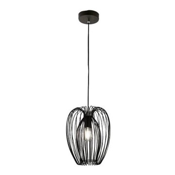 Fabas Luce 3677-45-101 - Ljuskrona med upphängningsrem CAMP 1xE27/40W/230V svart