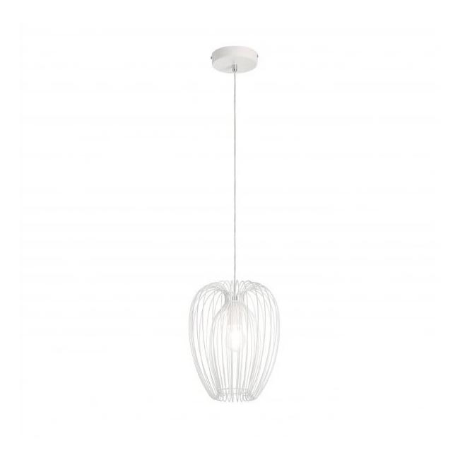 Fabas Luce 3677-45-102 - Ljuskrona med upphängningsrem CAMP 1xE27/40W/230V vit