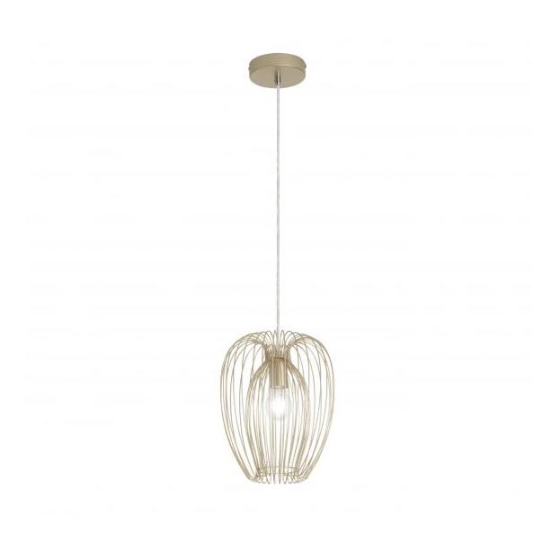 Fabas Luce 3677-45-225 - Ljuskrona med upphängningsrem CAMP 1xE27/40W/230V gyllene