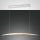 Fabas Luce 3697-40-102 - LED ljusreglerad ljuskrona på textilsladd CORDOBA LED/36W/230V vit/trä