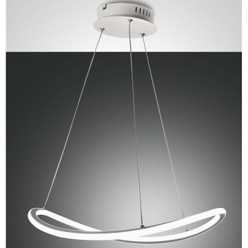 Fabas Luce 3711-40-102 - LED ljuskrona med upphängningsrem TIRRENO LED/30W/230V