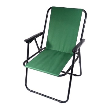 Fällbar campingstol grön