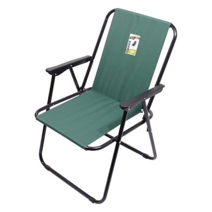 Fällbar campingstol grön