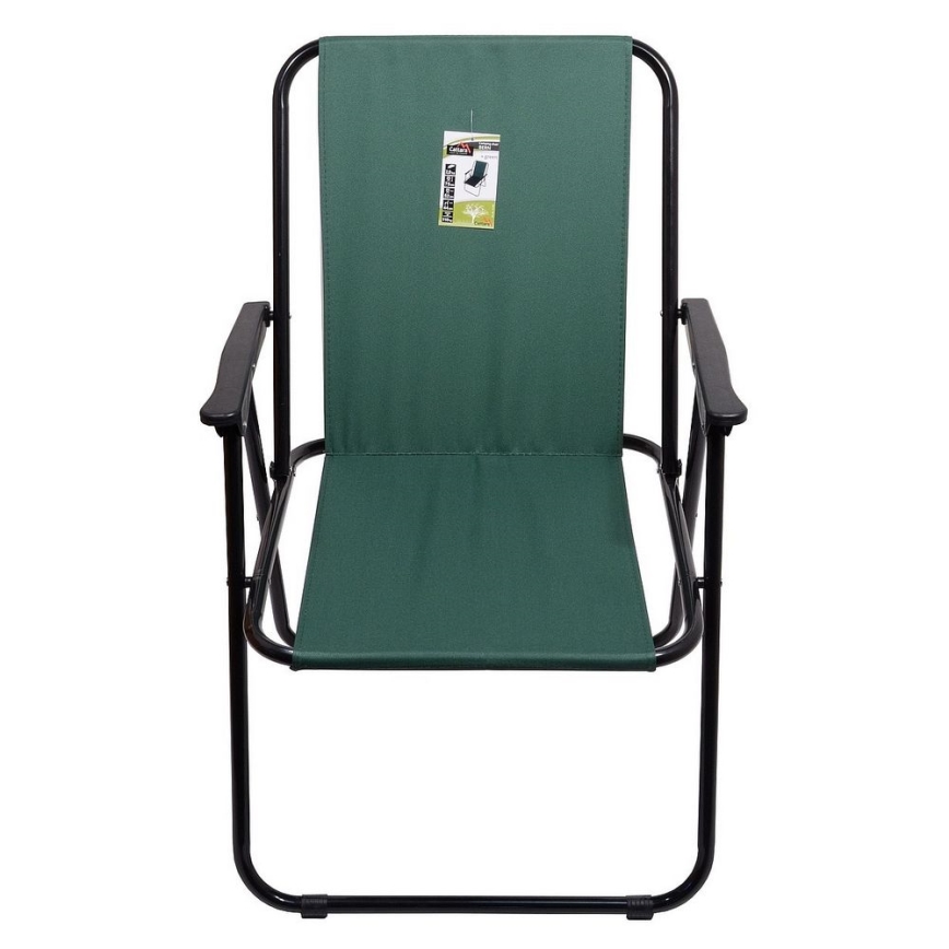 Fällbar campingstol grön