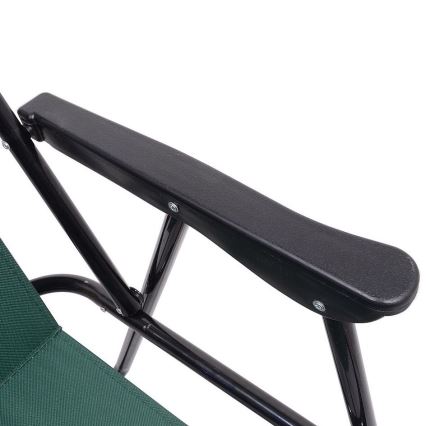Fällbar campingstol grön
