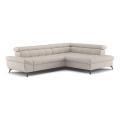 Fällbar L-formad soffa MARANO rätt beige
